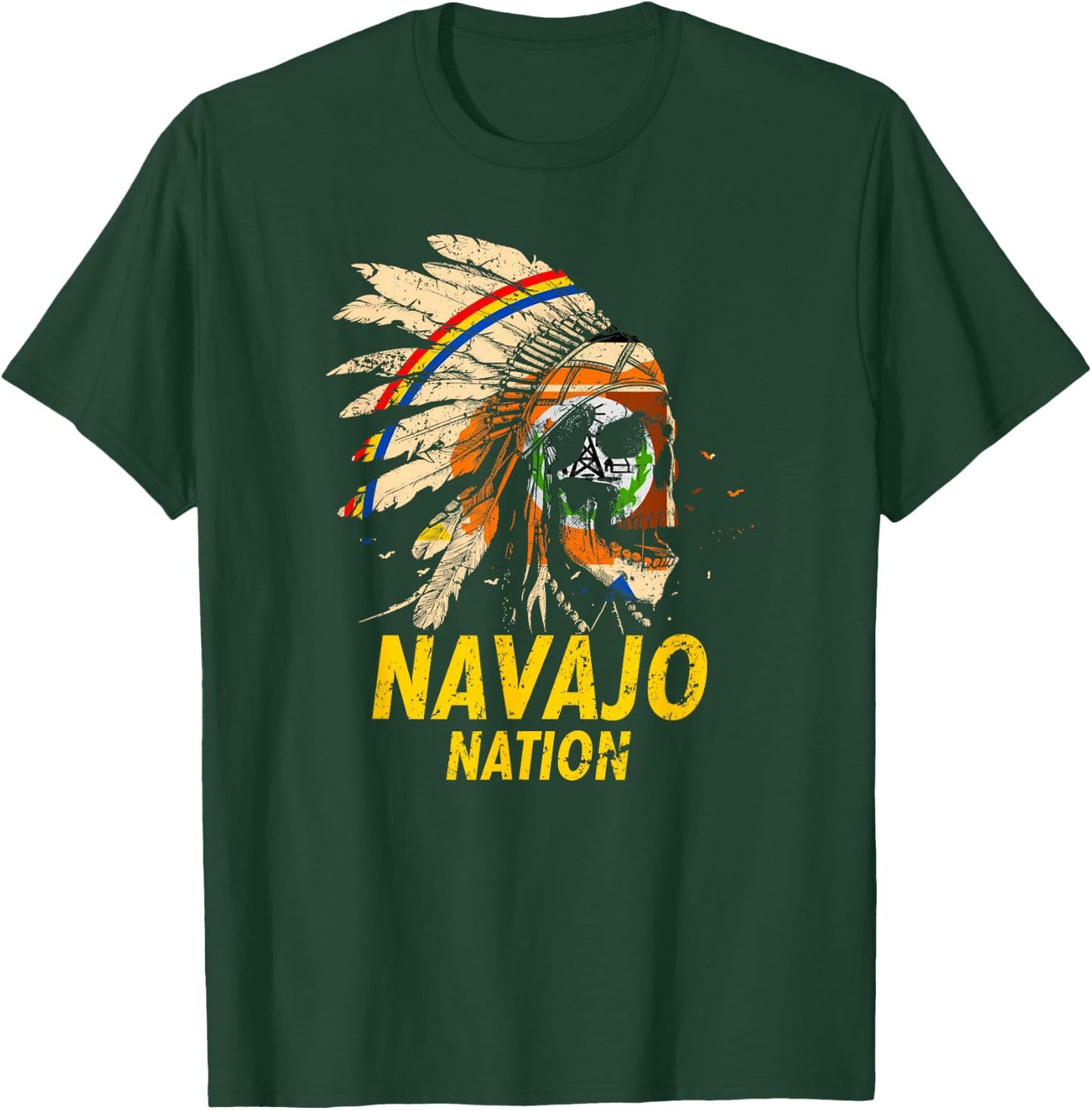 Navajo-Nation Flag: Native American Kids T-Shirt - T-Shirt | Forest