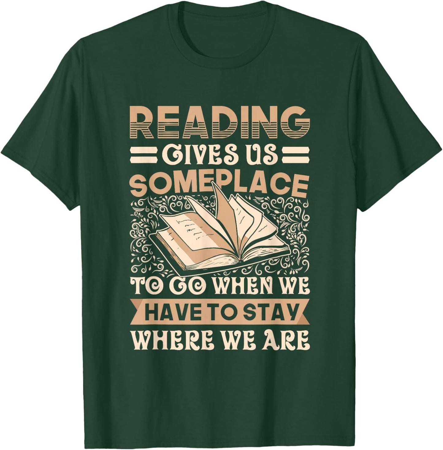 Librarian Themed Book Club Reading Book Lovers Literature T-Shirt - T-Shirt | Forest