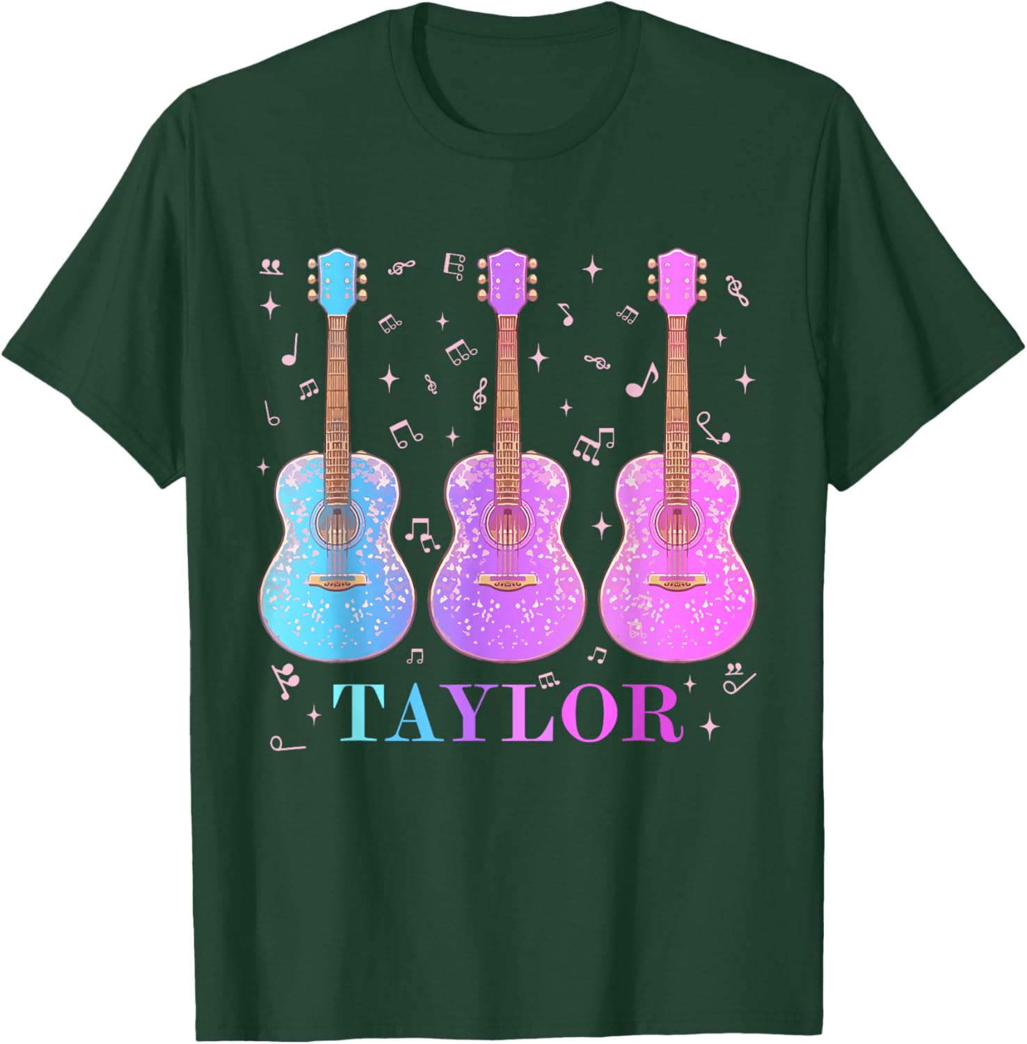 Taylor First Name I Love Taylor Girl Groovy 80's Vintage T-Shirt - T-Shirt | Forest