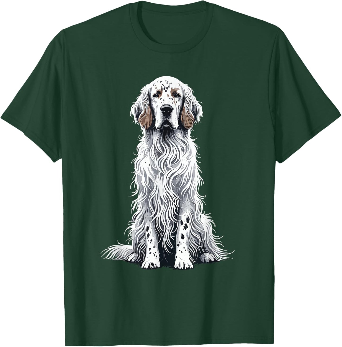 English Setter T-Shirt - T-Shirt | Forest