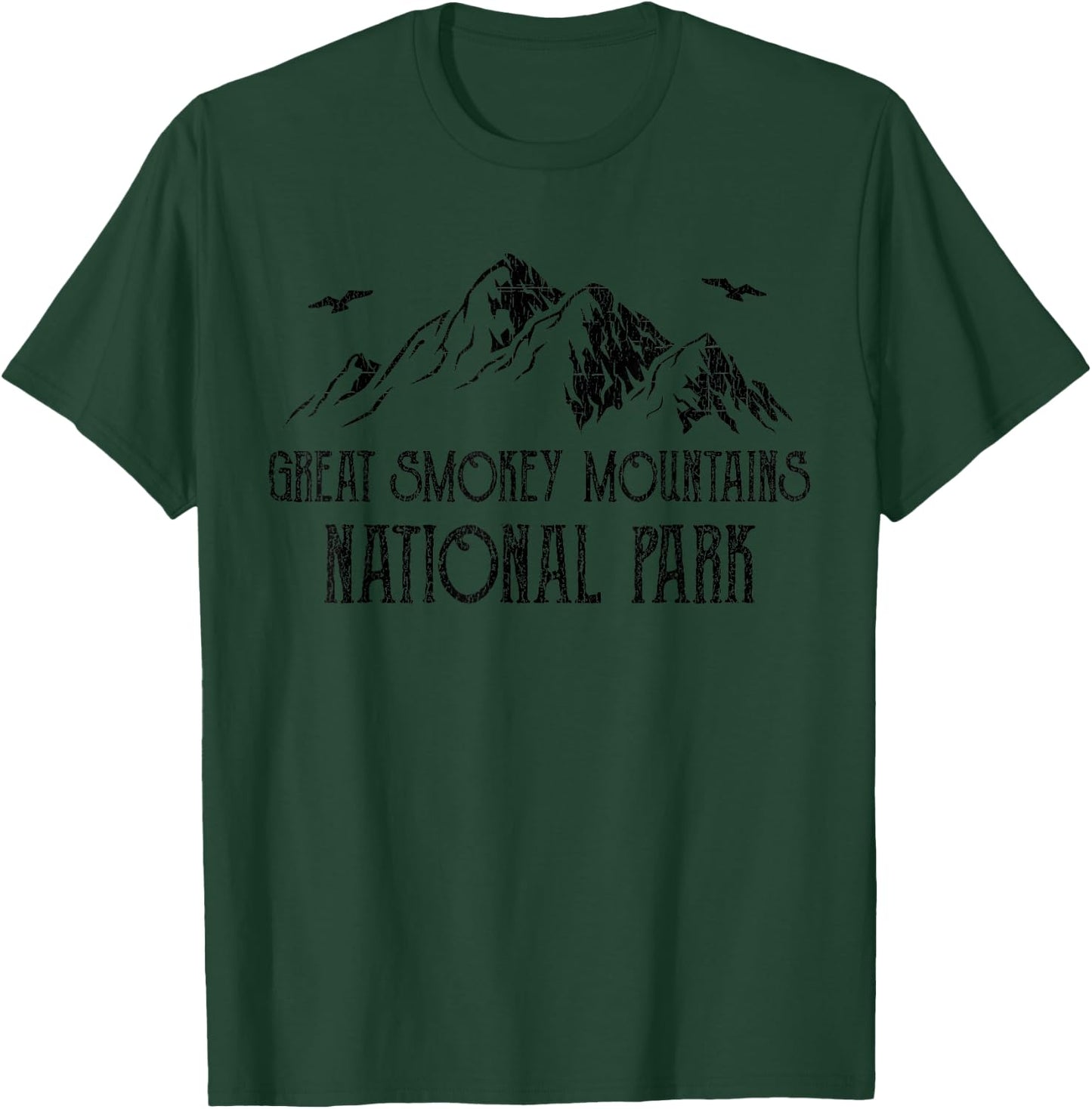 Great Smokey Mountains National Park Vintage Tennessee T-Shirt - T-Shirt | Forest