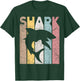 Shark Vintage Marine Animal Shark Lover Retro Oceanography T-Shirt - T-Shirt | Forest