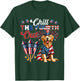 Chill The Fourth Out Costume 4th Of July Golden Retriever T-Shirt - T-Shirt | Forest