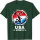 Basketball Team 2024 Basketball Apparel 2024 USA Team 2024 T-Shirt - T-Shirt | Forest