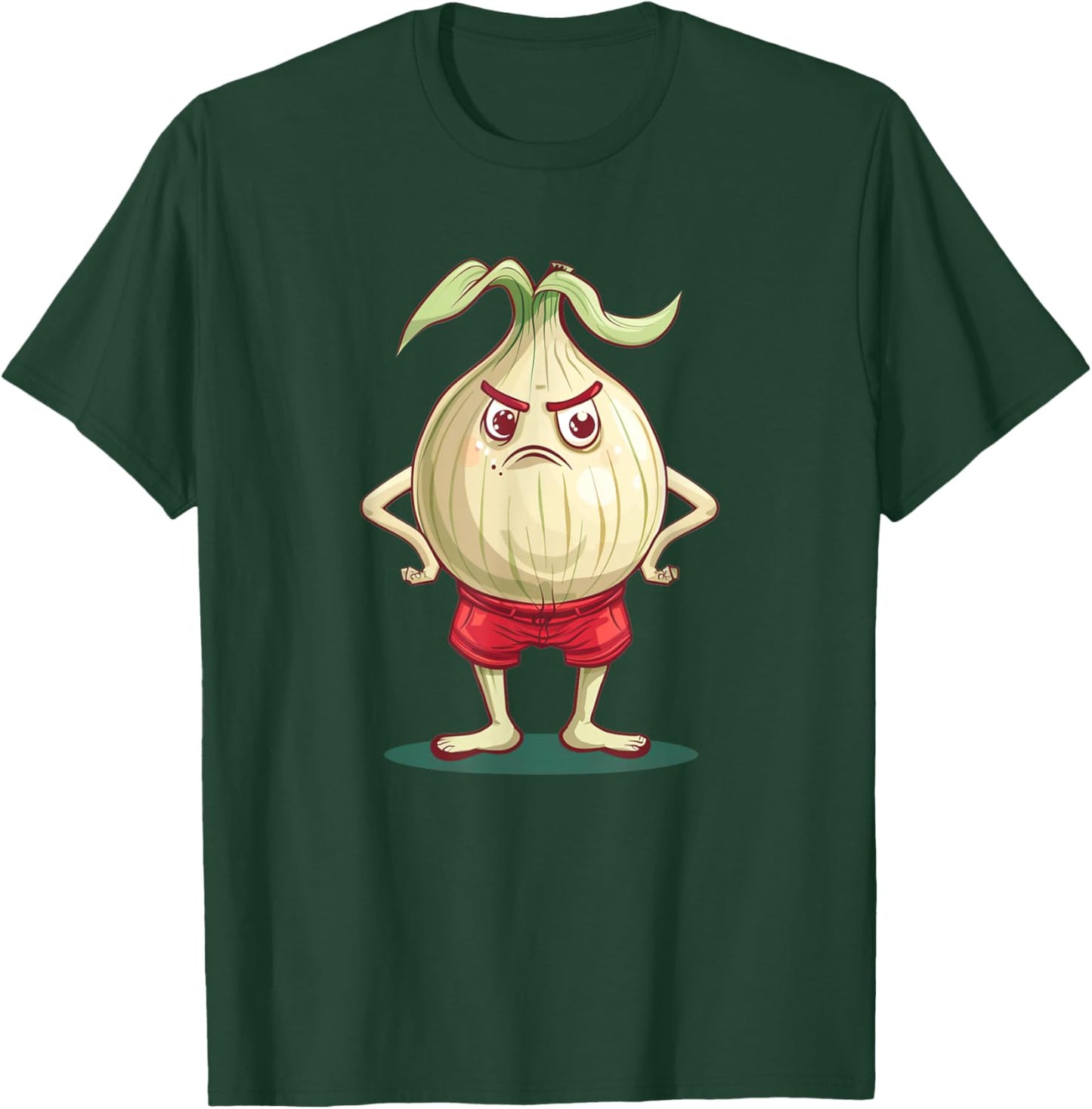 Pretty Onion Shorts Costume for Vegetable Lovers T-Shirt - T-Shirt | Forest