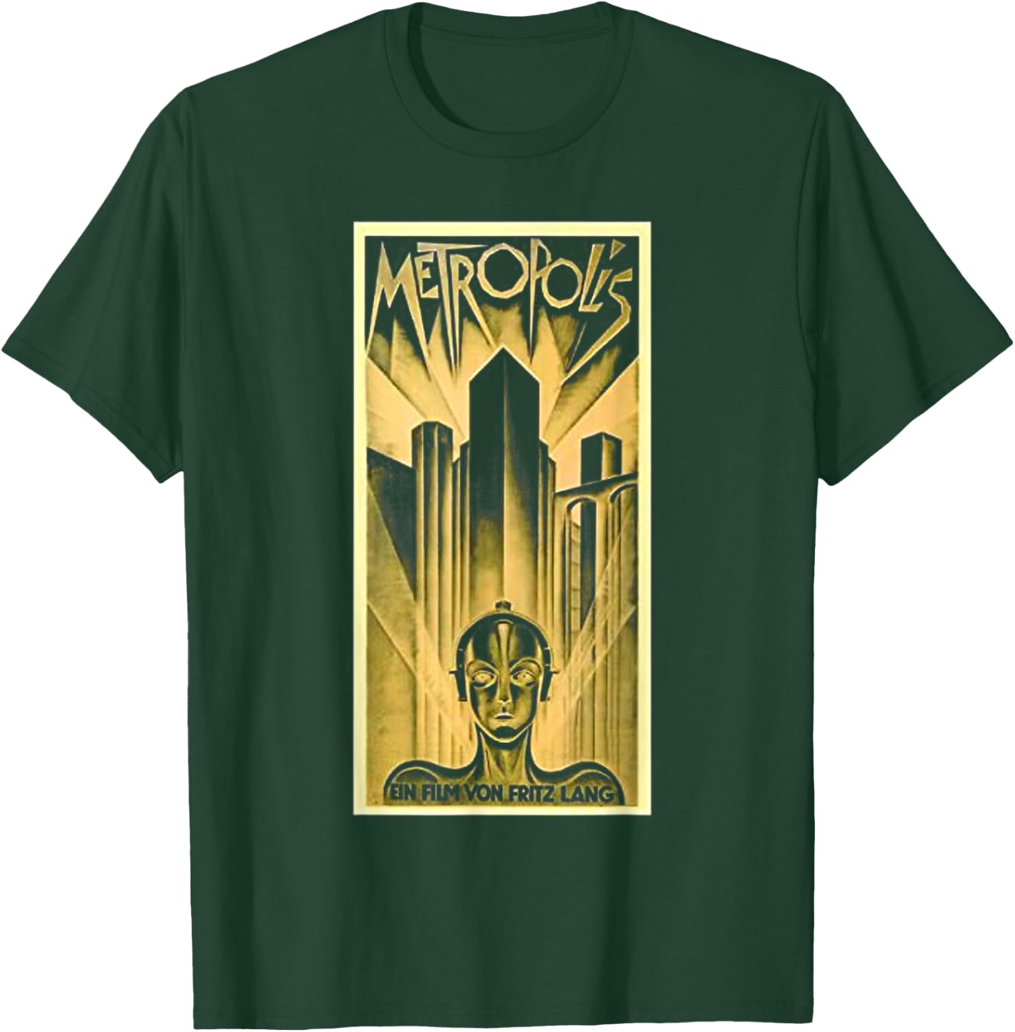 METROPOLIS Silent Movie Classic Science Fiction Poster T-Shirt - T-Shirt | Forest