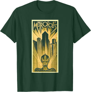 METROPOLIS Silent Movie Classic Science Fiction Poster T-Shirt - T-Shirt | Forest