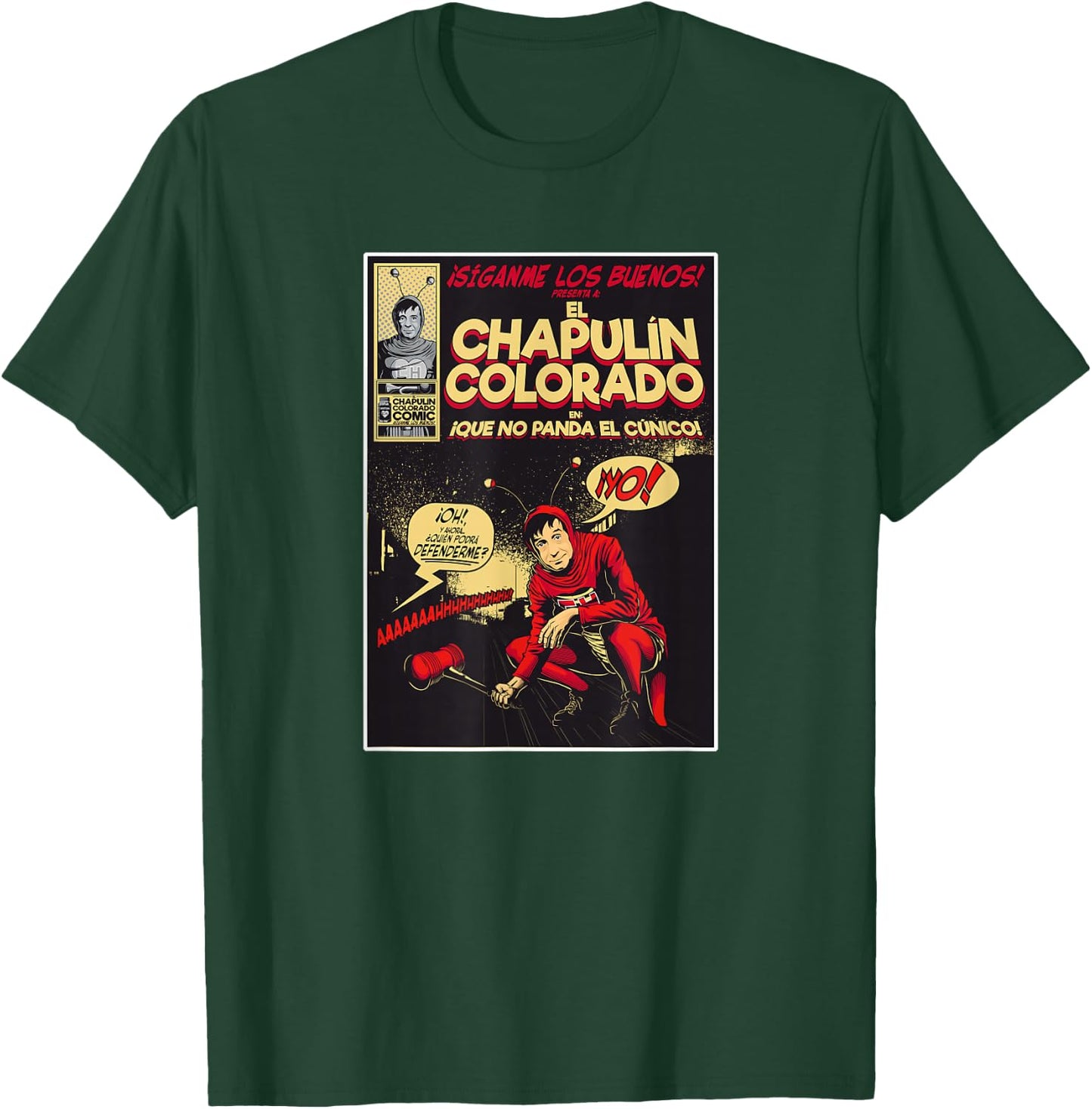 Chapulin Colorado - Fun Desings for Kids, Teen, Women & Men T-Shirt - T-Shirt | Forest
