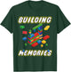 Building Memories Building Bricks Construction Builder T-Shirt - T-Shirt | Forest