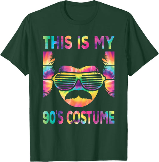 This is My 90's Costume Men 1990s 90s Outfit Disco Party T-Shirt - T-Shirt | Forest