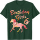 Horse Lover 6th Birthday For Girls Love Horses 6 Years Old T-Shirt - T-Shirt | Forest