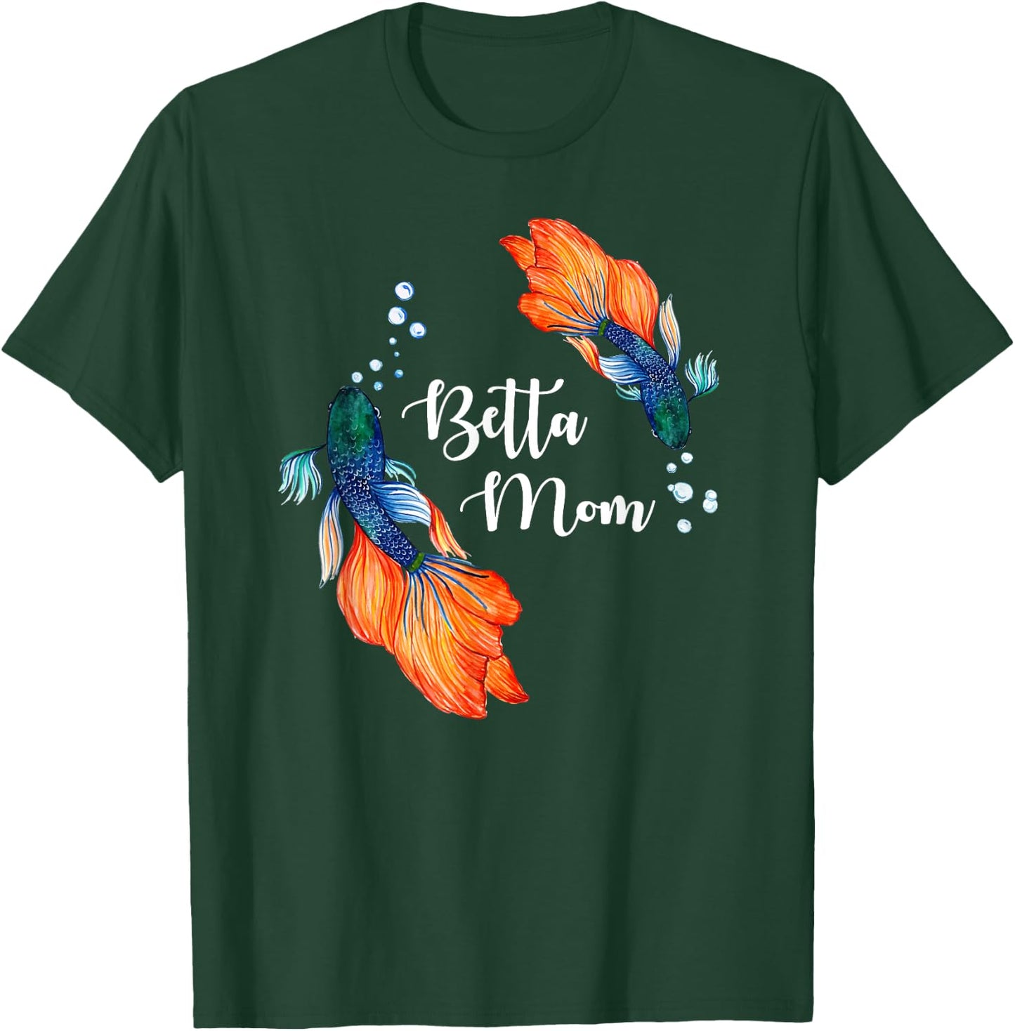 Cute Pet Betta Fish Lover Betta Mom T-Shirt - T-Shirt | Forest