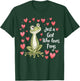Cute Frog Lovers Gift Girls Just A Girl Who Loves Frogs T-Shirt - T-Shirt | Forest