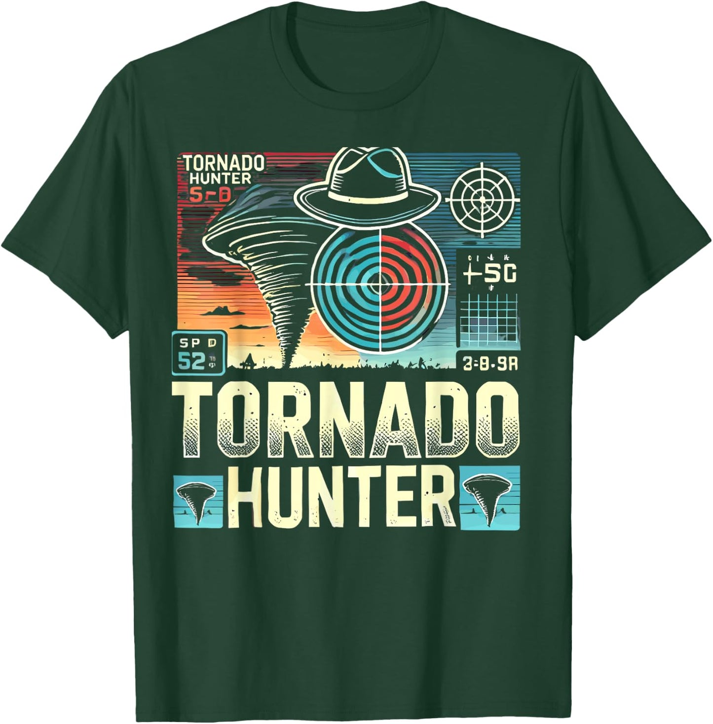 Tornado Costume Tornado Chasers Storm Hunter Storm Tornado T-Shirt - T-Shirt | Forest