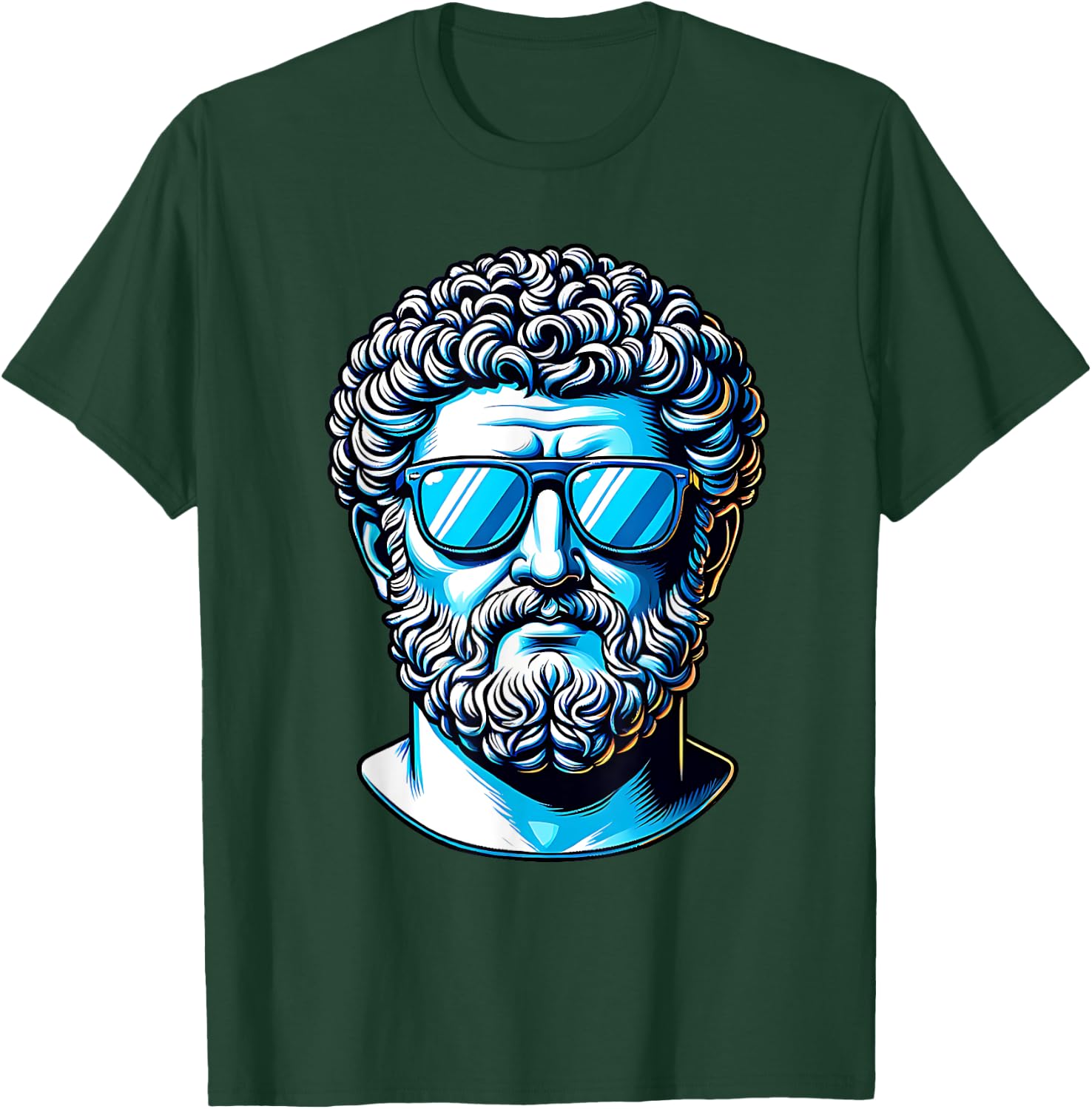 Funny Stoic Stoicism Marcus Aurelius Philosophy Graphic T-Shirt - T-Shirt | Forest