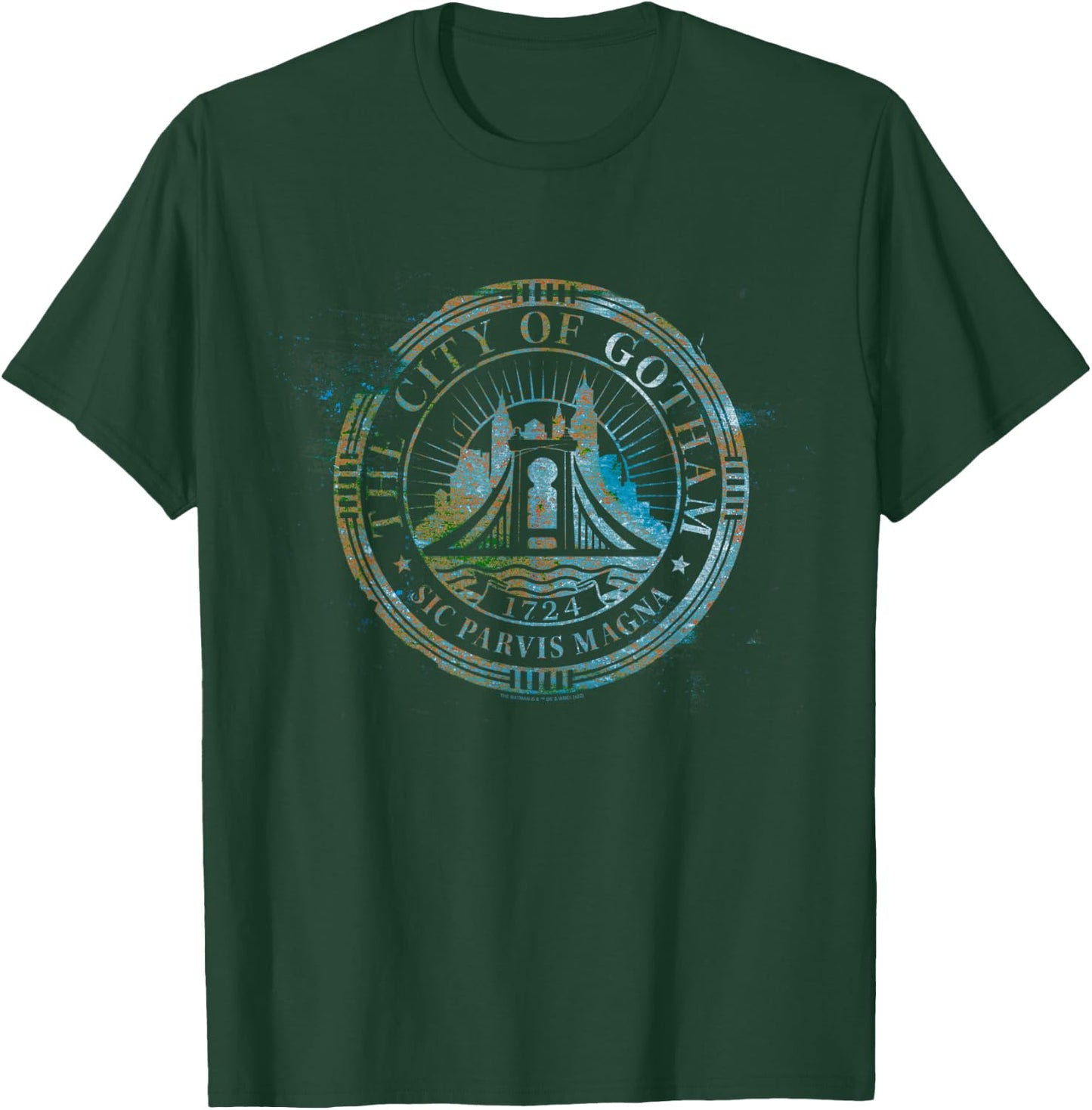 The Batman City of Gotham T-Shirt - T-Shirt | Forest