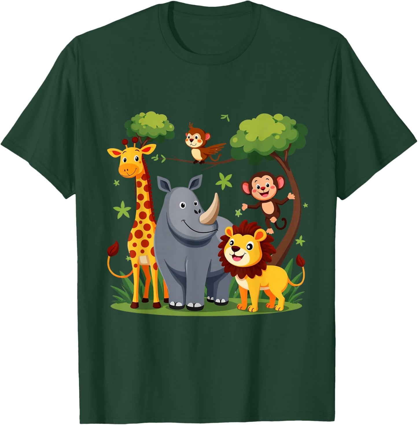 Forest Animals Jungle Animal Idea for Kids & Animal Themed T-Shirt - T-Shirt | Forest