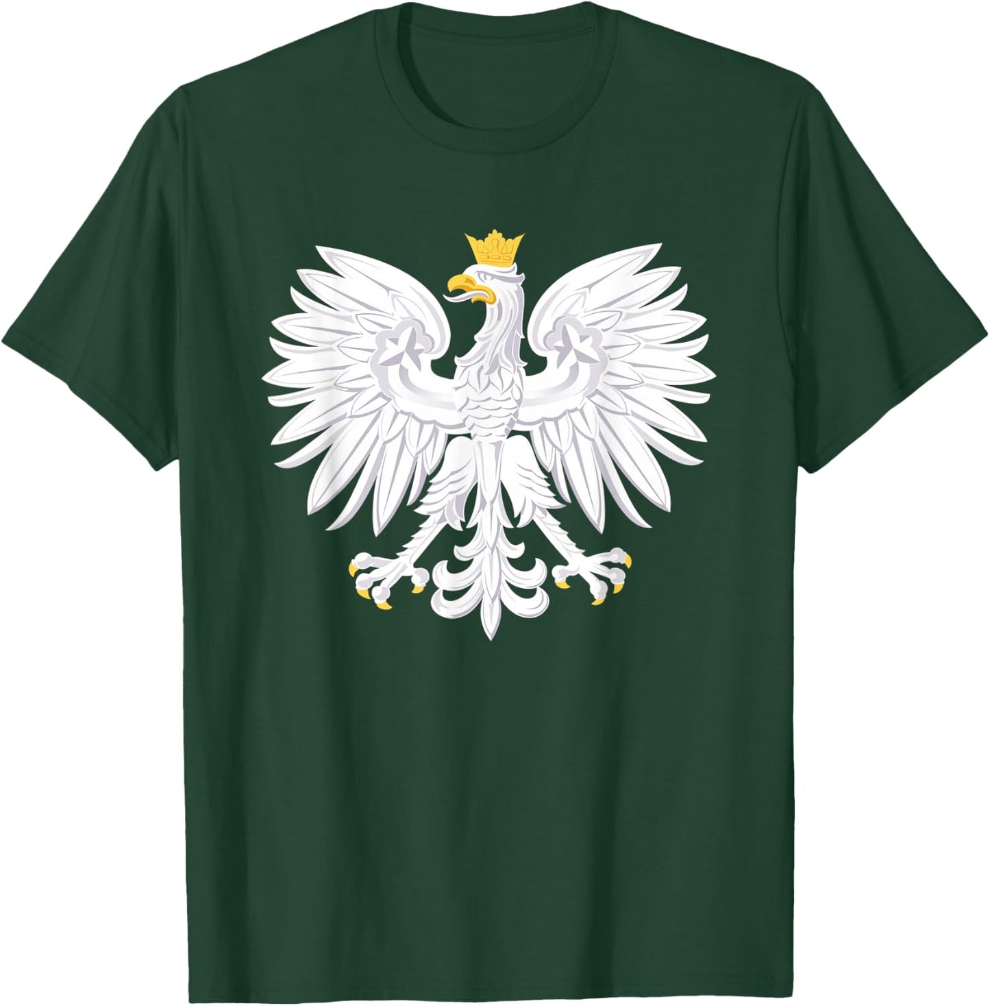 Polish Eagle Poland Coat of Arms Polska T-Shirt - T-Shirt | Forest