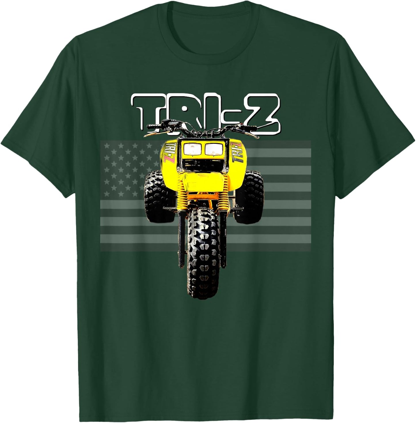 Tri Z Vintage Three Wheeler 3 Wheeler ATC ATV T-Shirt - T-Shirt | Forest