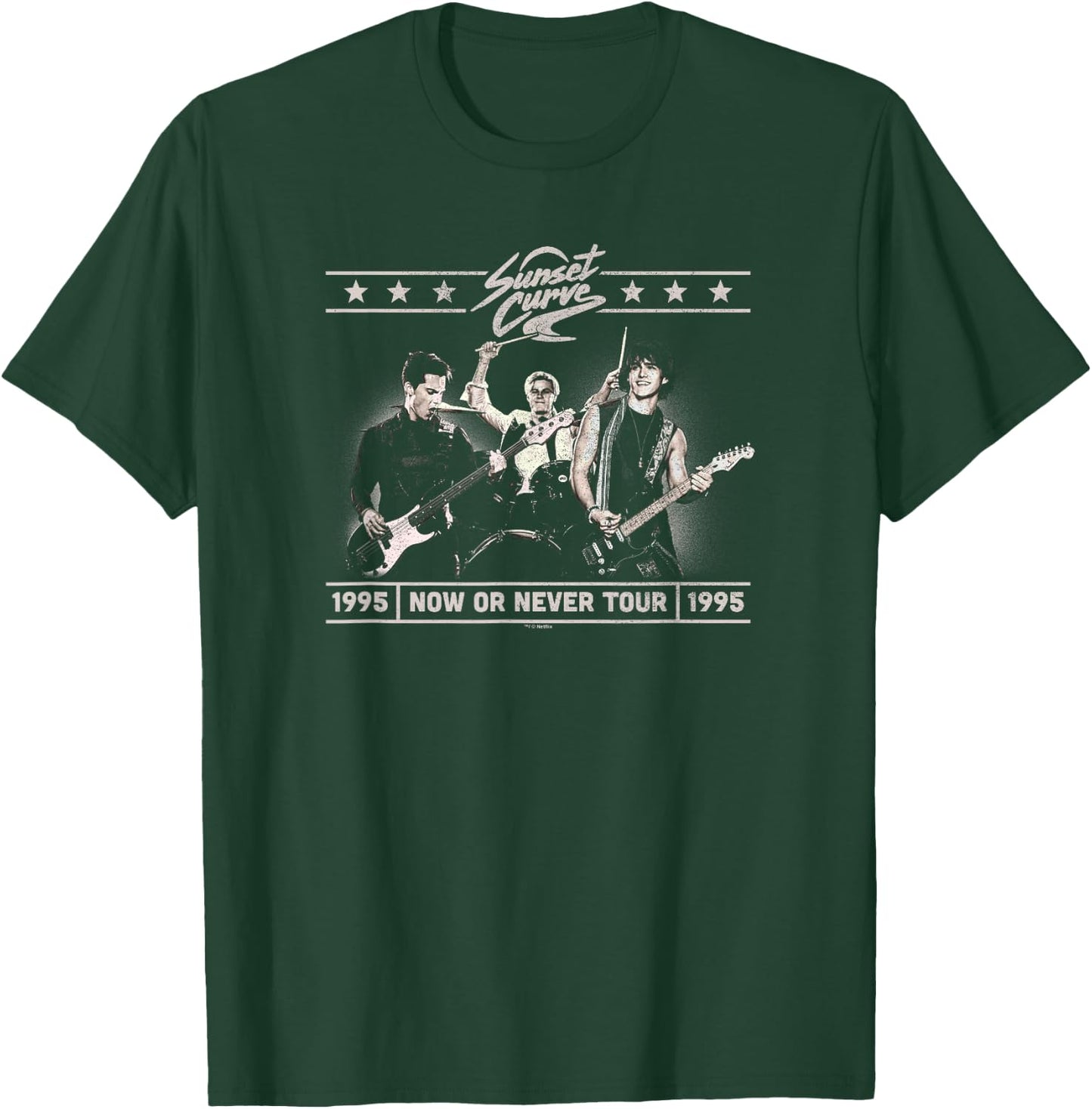Julie And The Phantoms Now Or Never Tour Group Poster T-Shirt - T-Shirt | Forest