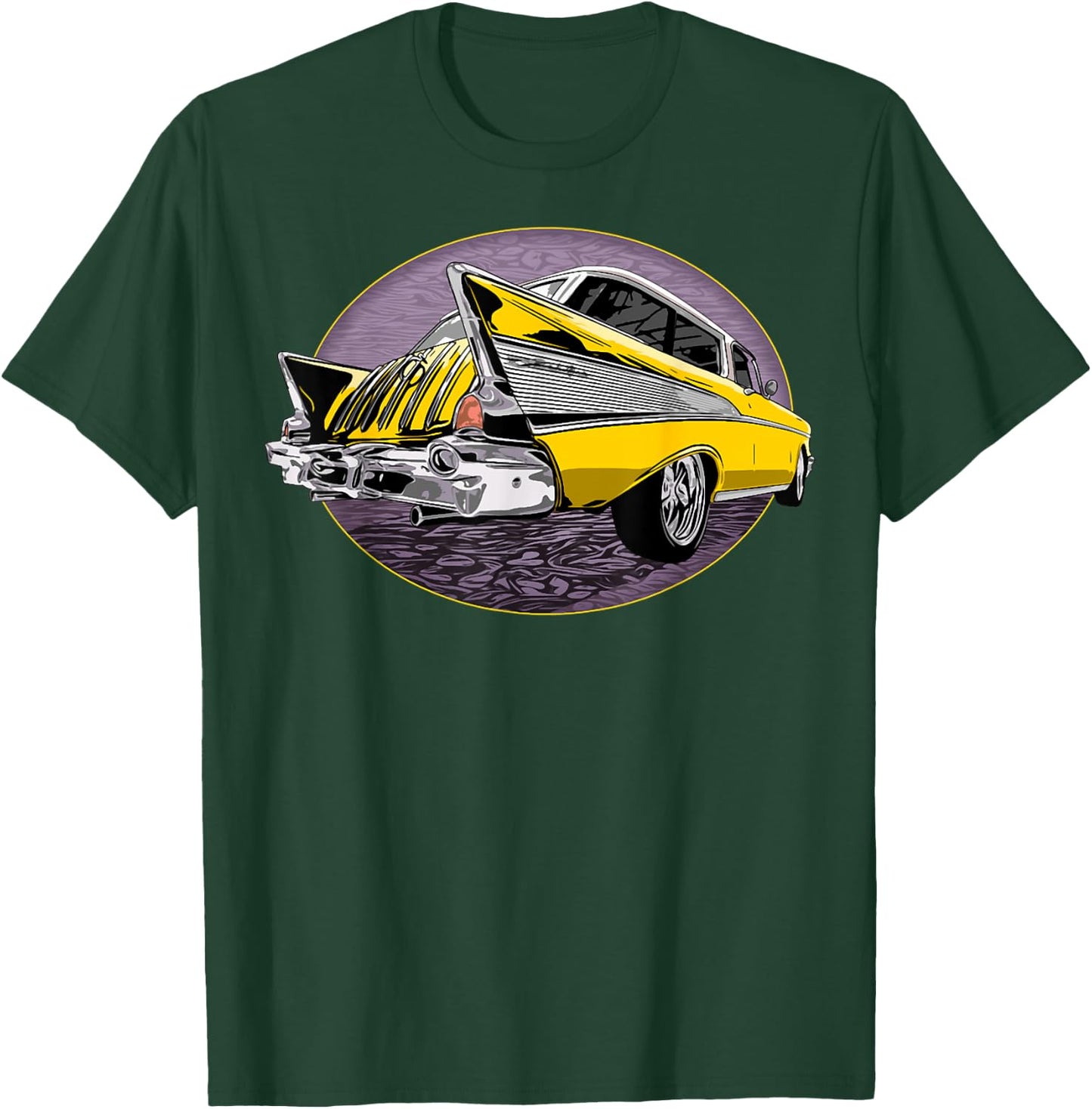 57 Chevys Truck Yellow Vintage Cars T-Shirt - T-Shirt | Forest