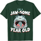 9 Year Old Birthday Boy Shark Jaw-Some 9th B-Day Age Family T-Shirt - T-Shirt | Forest