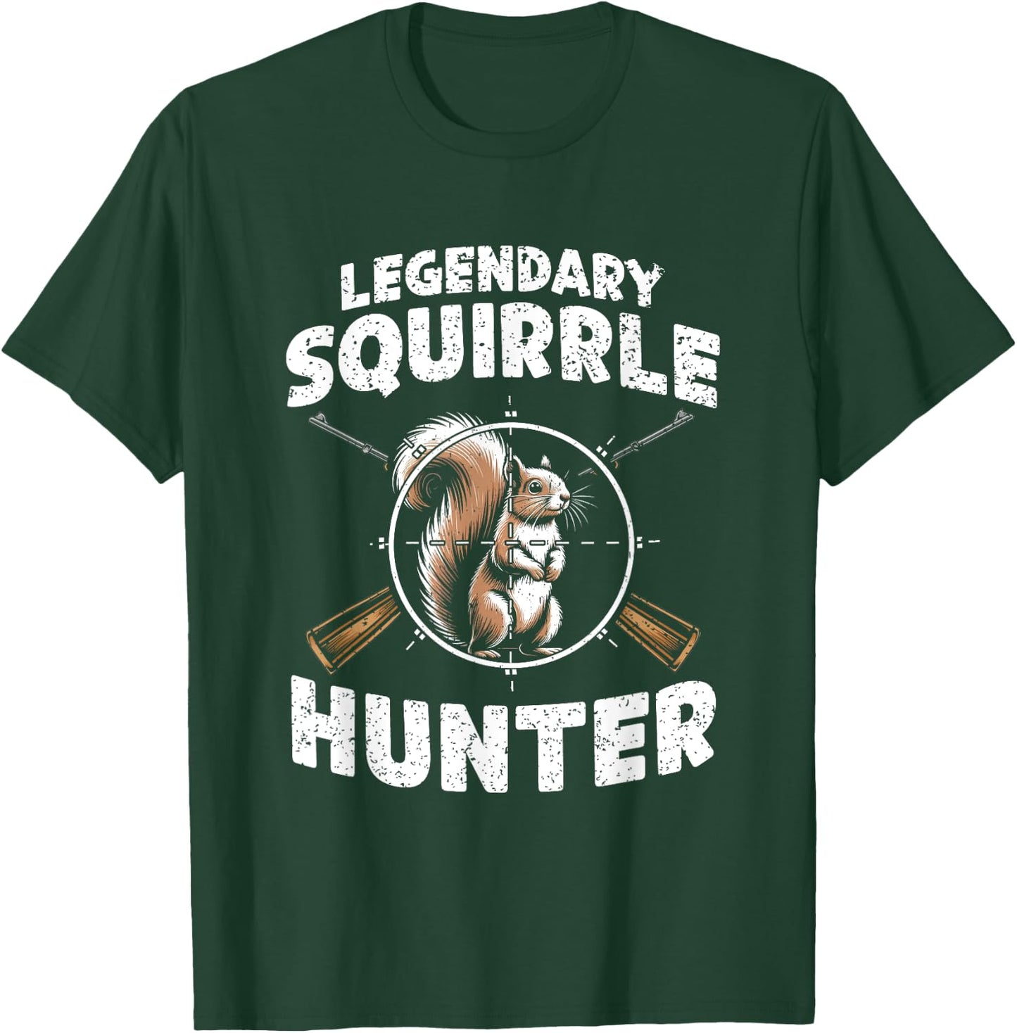 Legendary Squirrel Hunter Hunting For Boys Kids Youth Men T-Shirt - T-Shirt | Forest