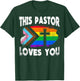 Christian Ally Inclusive Pride Clergy This Pastor Loves You T-Shirt - T-Shirt | Forest