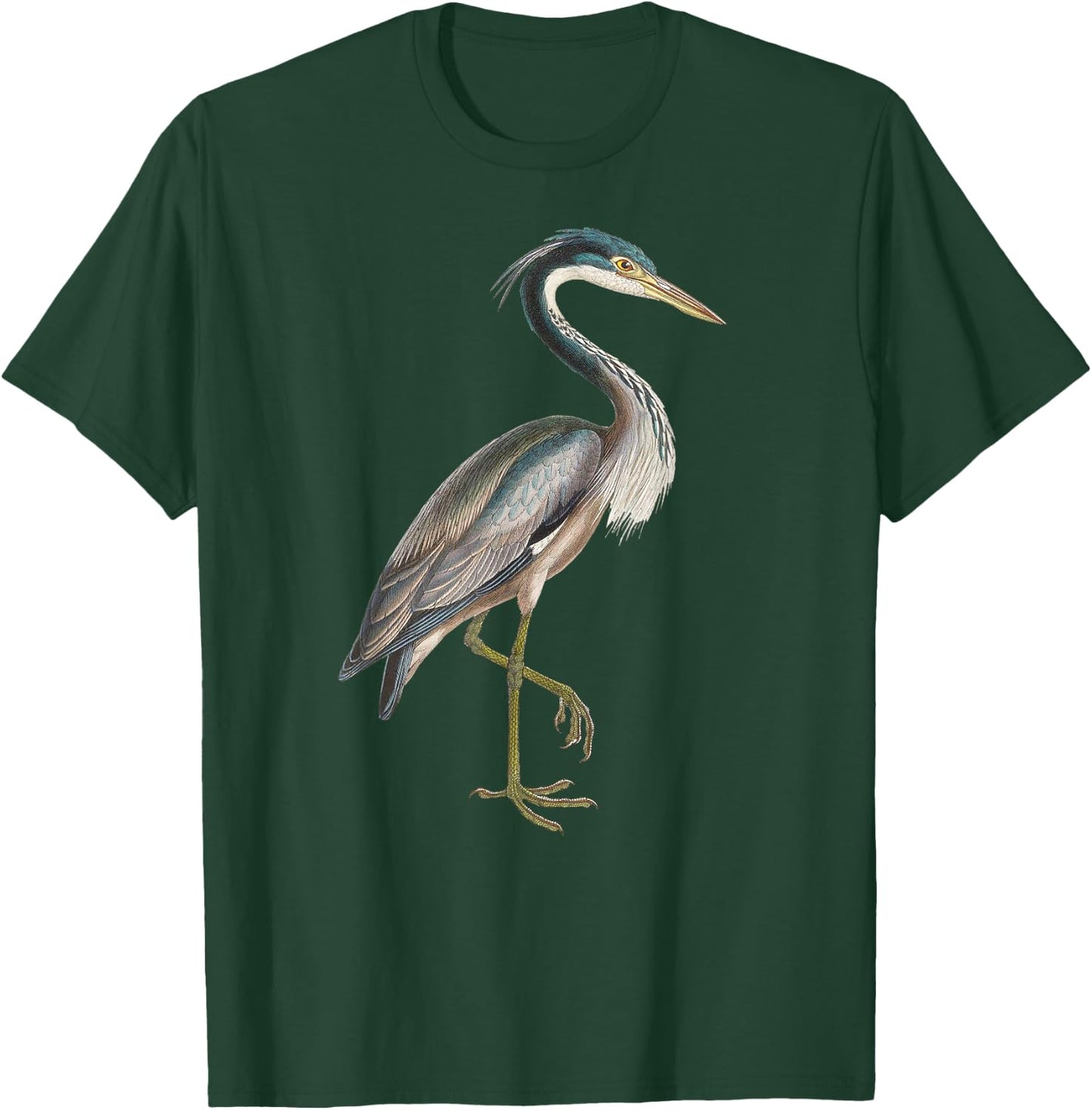 Heron Shirt Water Bird Lover Blue Heron coastal birds T-Shirt - T-Shirt | Forest