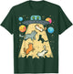 Alien Abduction Cats UFO Flying Saucer Space Women Girls Kid T-Shirt - T-Shirt | Forest