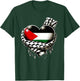 Palestine Heart Flag Palestinian Keffiyeh Palestine T-Shirt - T-Shirt | Forest