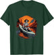Canoe Skeleton Funny Kayaking Canoeing Halloween Kayaker T-Shirt - T-Shirt | Forest