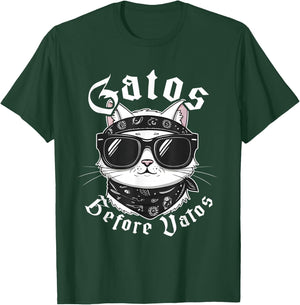Gatos Before Vatos T-Shirt - T-Shirt | Forest