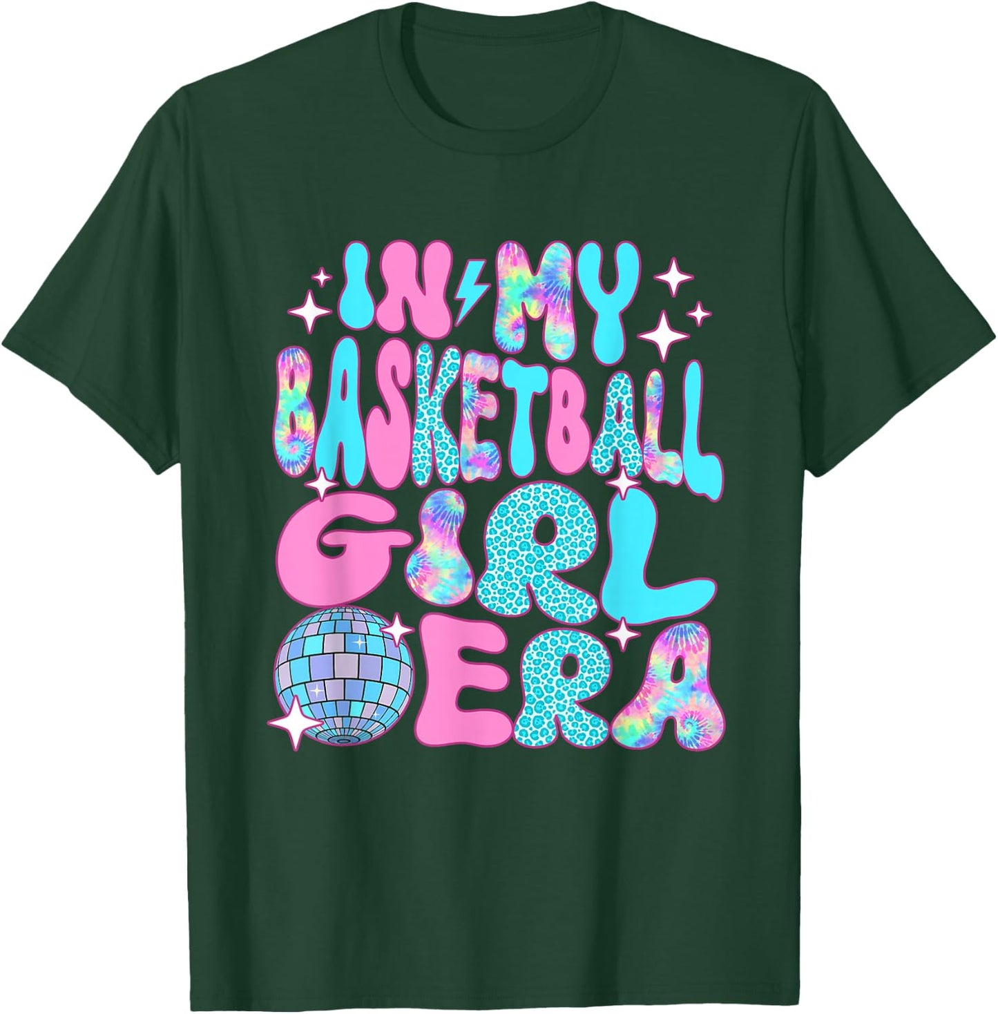 Disco In My Basketball Girl Era T-Shirt - T-Shirt | Forest