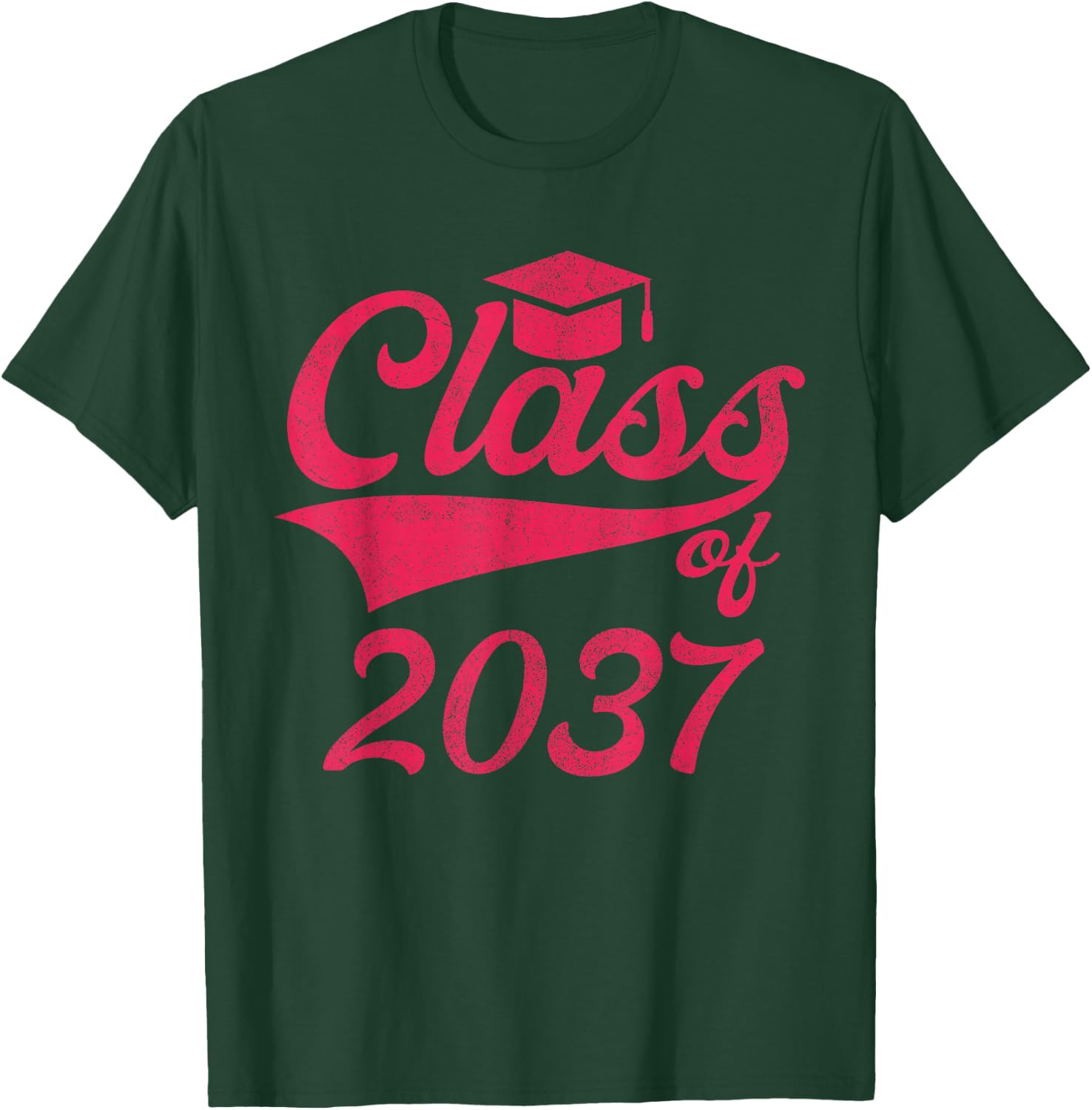 Class Of 2037 Grow With Me Shirt, Class Of 2037 Graduation T-Shirt - T-Shirt | Forest