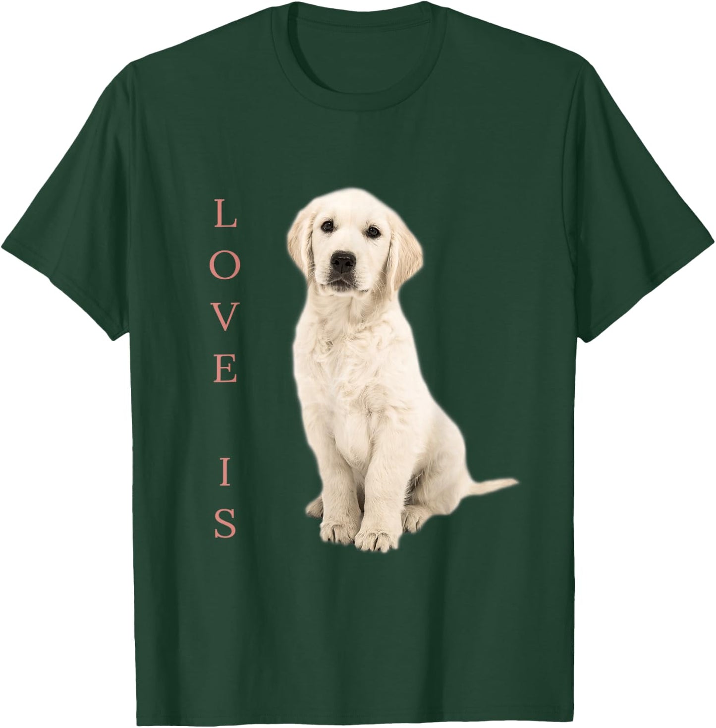 Labrador Retriever Shirt Women Men White Lab Mom Dad Dog T-Shirt - T-Shirt | Forest