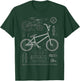 BMX Bike Blueprint T-Shirt - T-Shirt | Forest