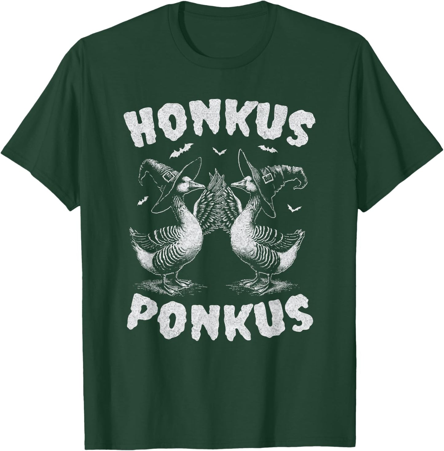 Honkus Ponkus Funny Goose Halloween T-Shirt - T-Shirt | Forest