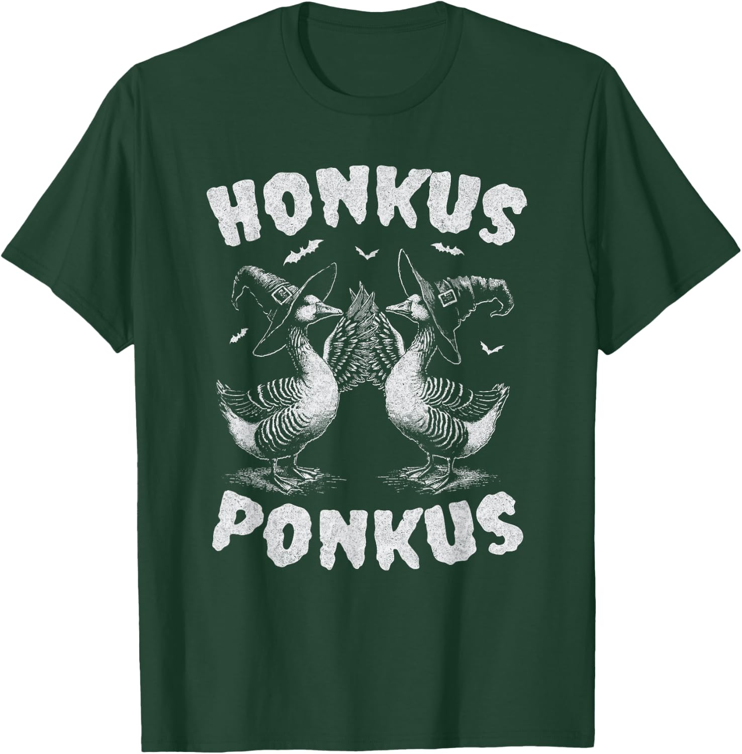 Honkus Ponkus Funny Goose Halloween T-Shirt - T-Shirt | Forest