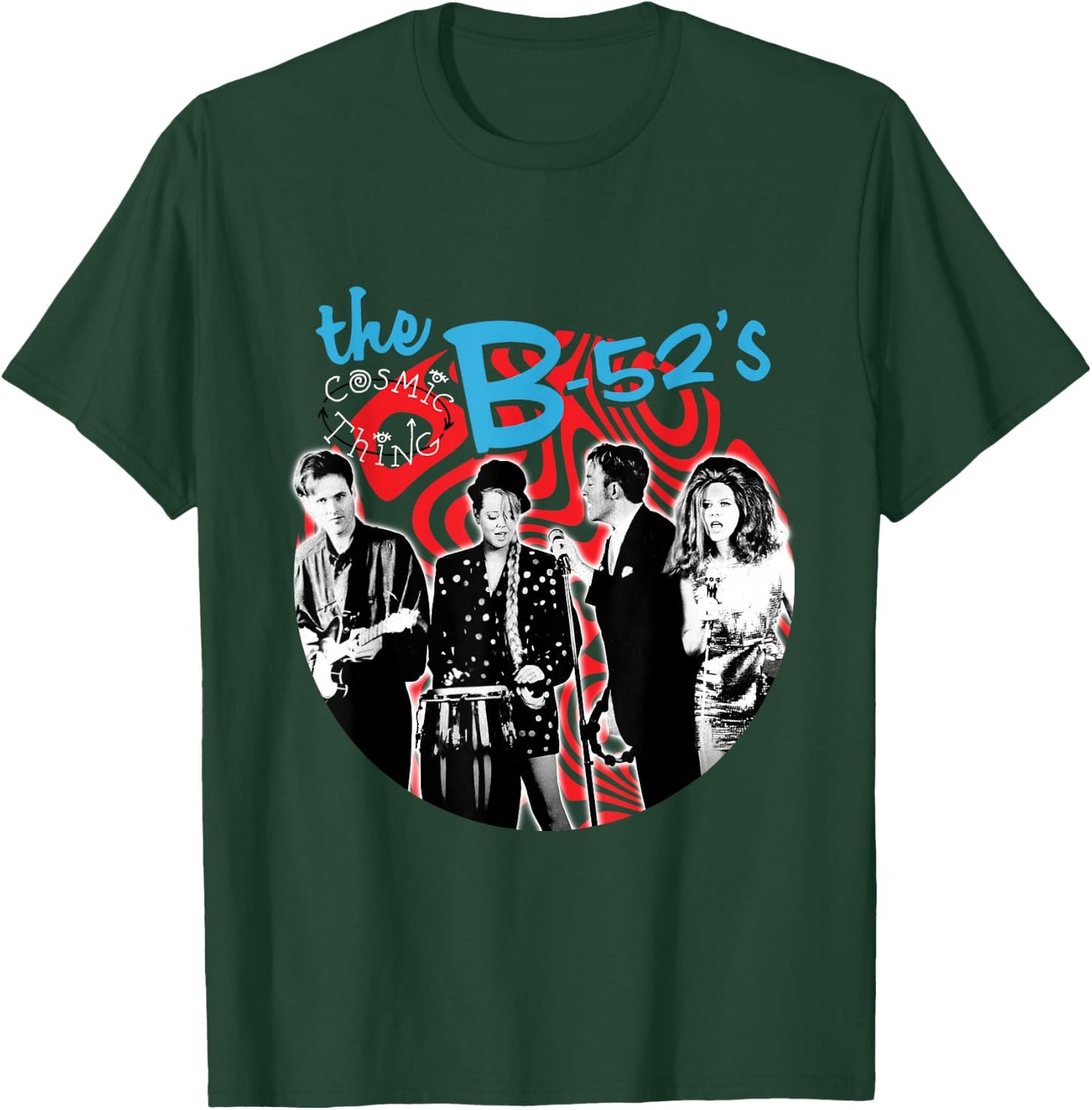 The B-52s - Cosmic Thing Swirl T-Shirt - T-Shirt | Forest
