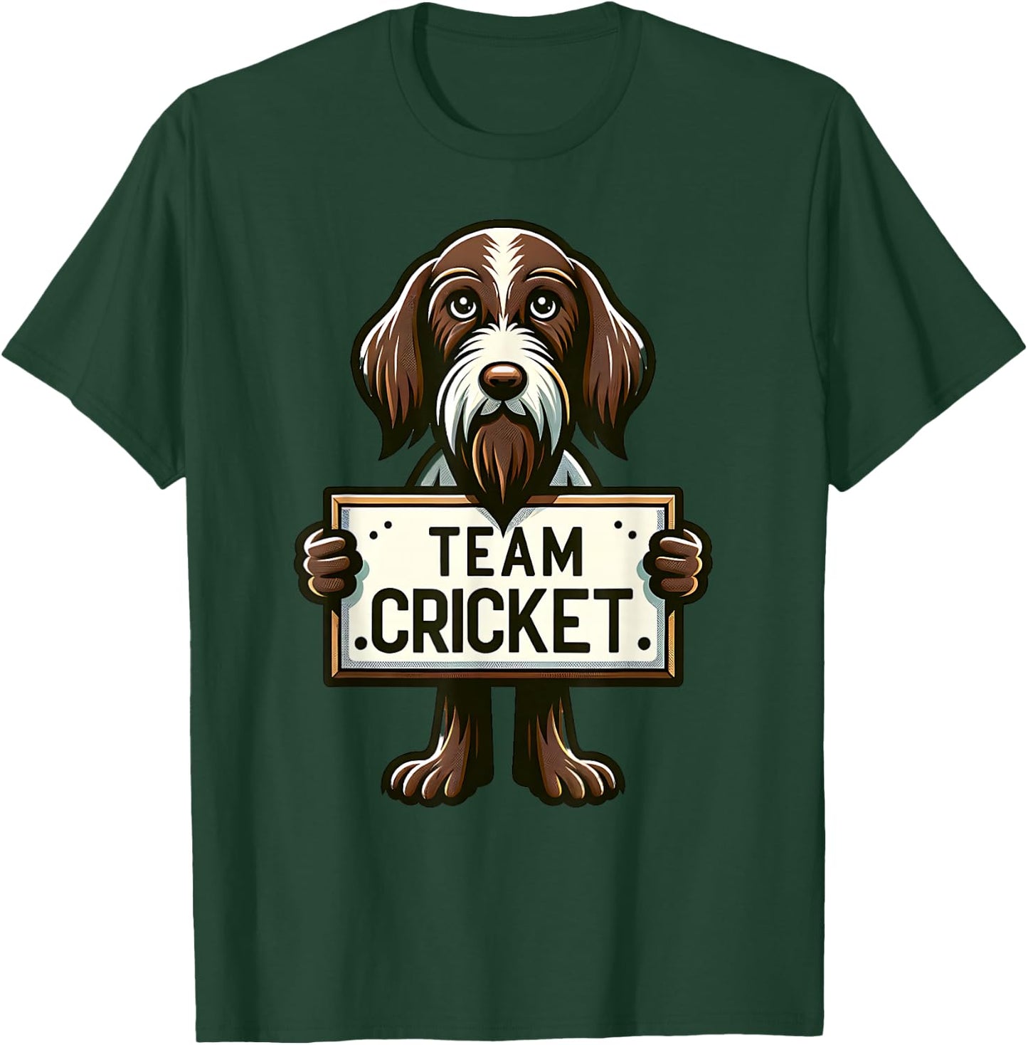 Team Cricket, Justice for Cricket, Dog Lover, Hunting Dog T-Shirt - T-Shirt | Forest