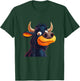 Bullock Face with Horns Costume for funny Cattle Lovers T-Shirt - T-Shirt | Forest