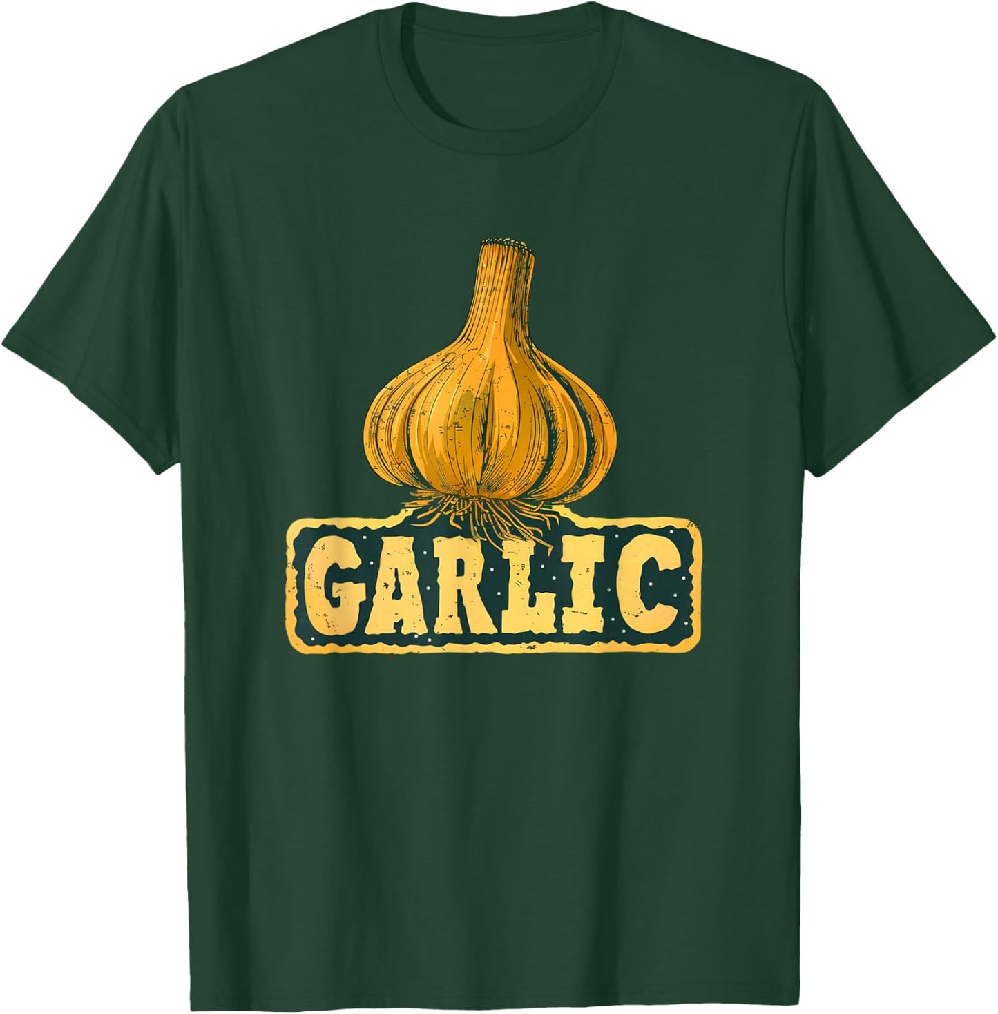 Garlic Statement Costume for funny Adults and Kids T-Shirt - T-Shirt | Forest