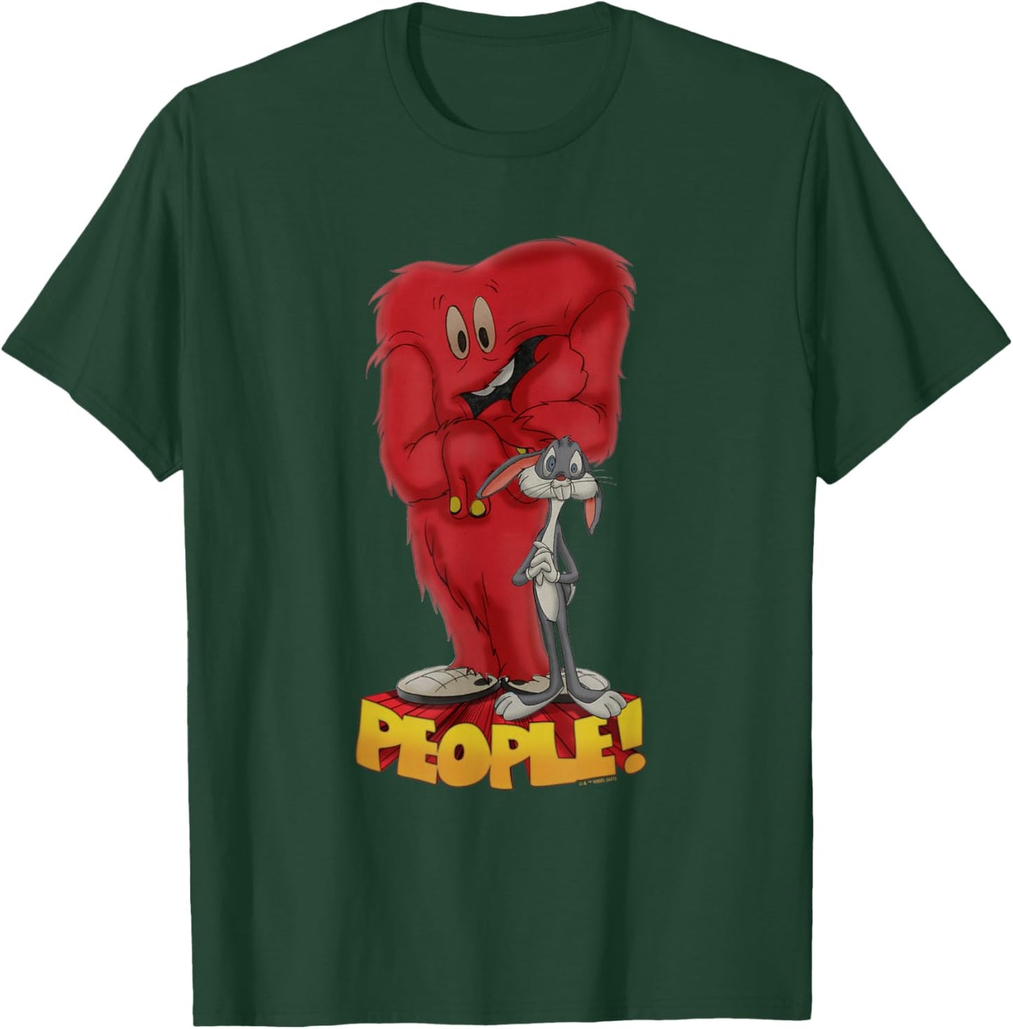 Looney Tunes Bugs Bunny Gossamer People Small T-Shirt - T-Shirt | Forest