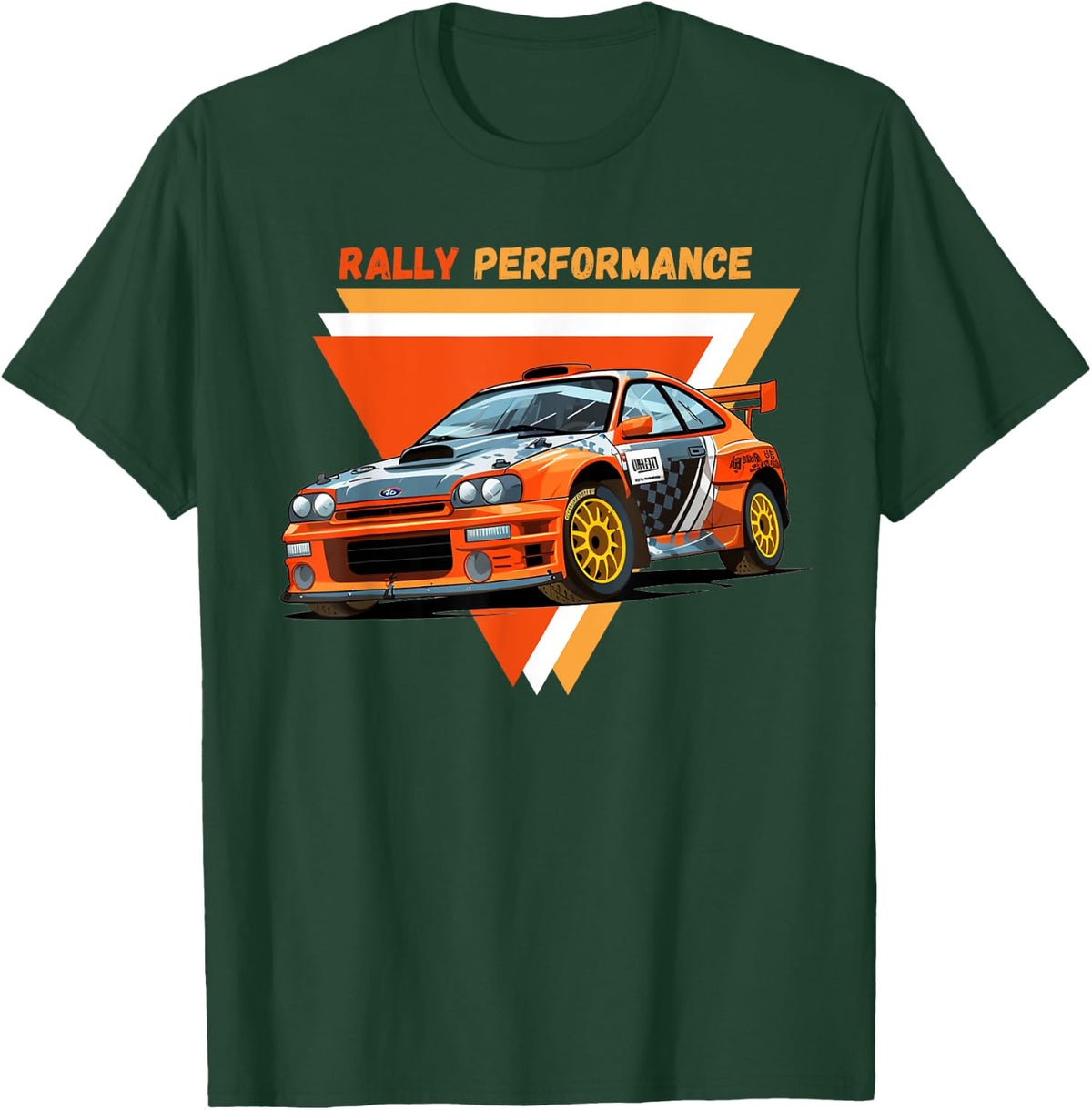 Rally Performance Shirt, Motorsport Racing Car Rally Car T-Shirt - T-Shirt | Forest