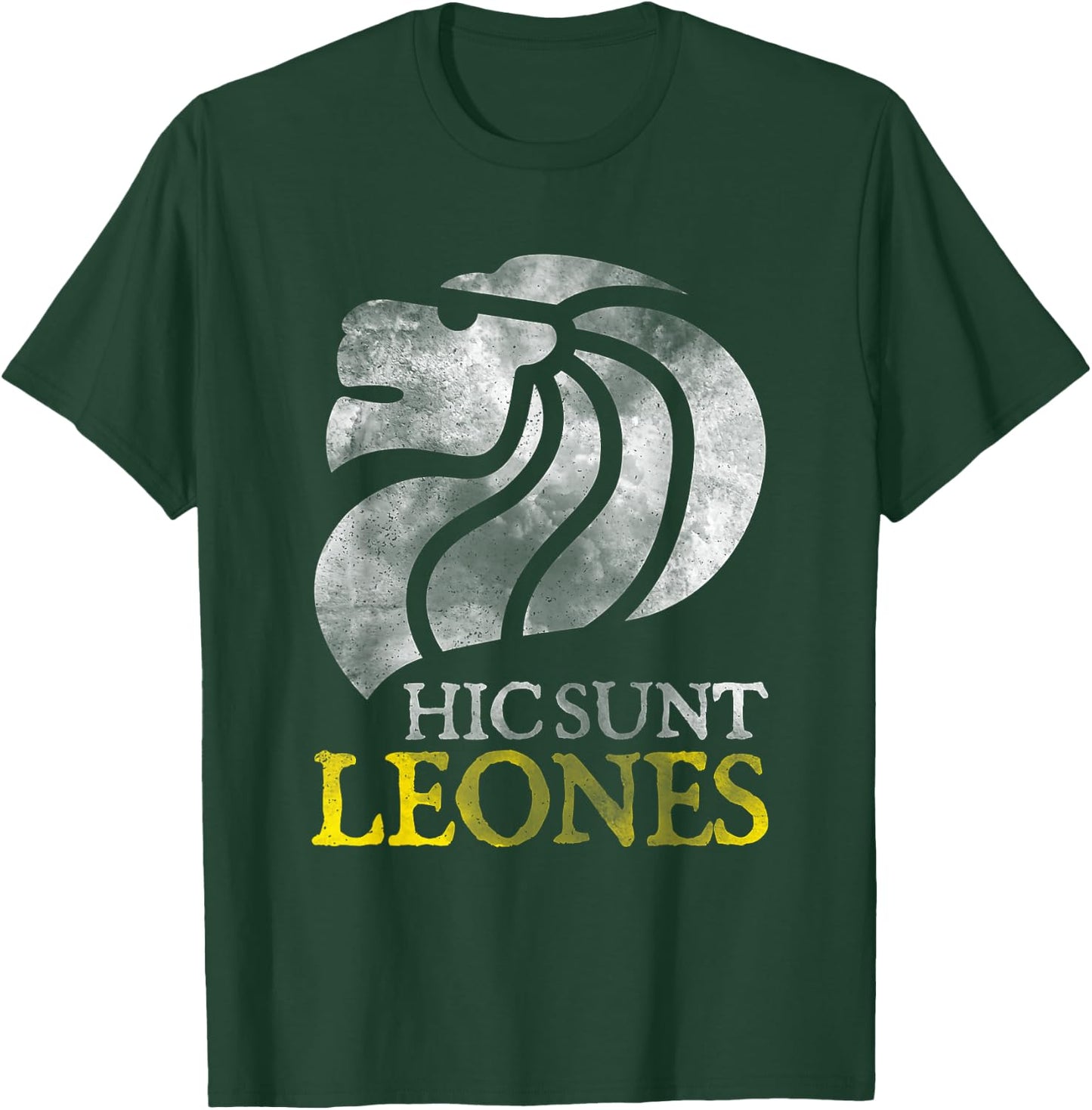 Hic Sunt Leones There be Lions Here Shirt T-Shirt - T-Shirt | Forest
