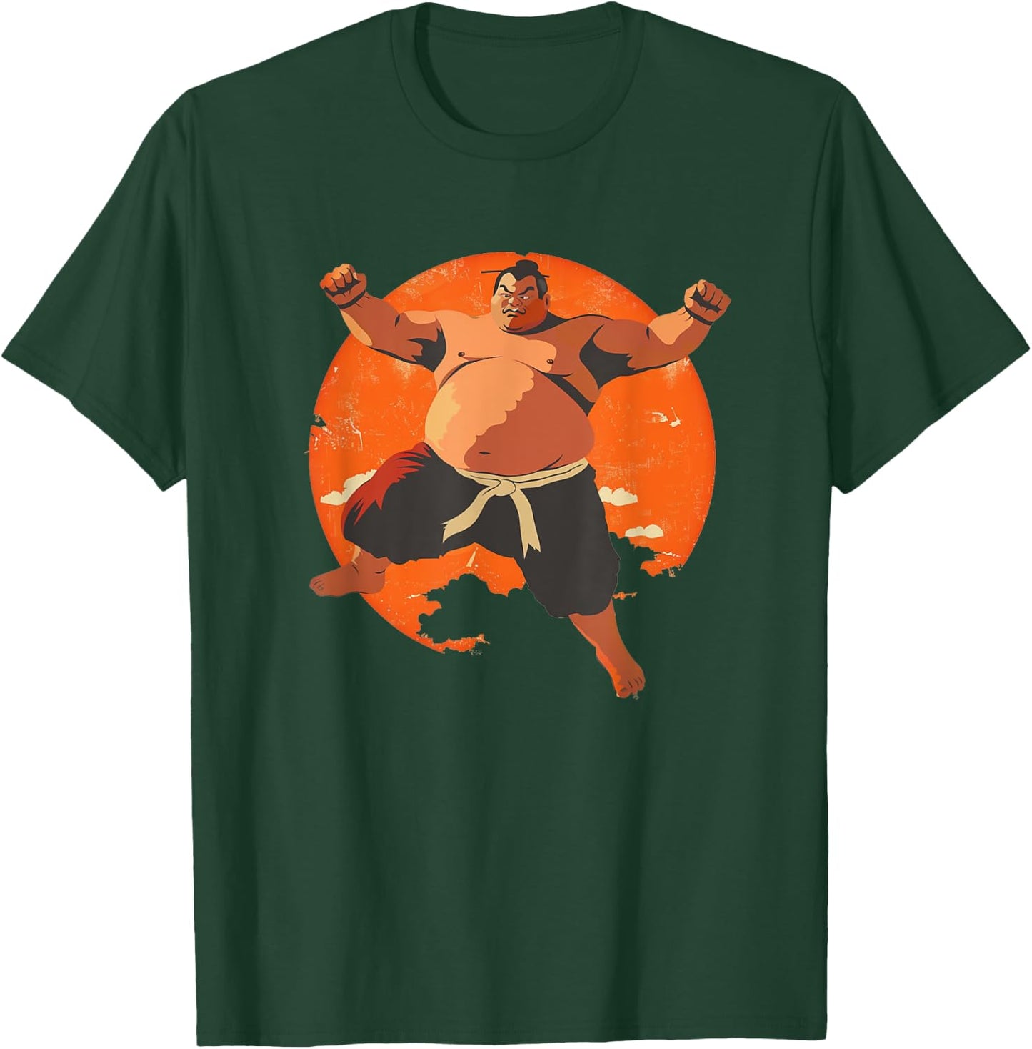 Awesome Sumo Costume for Japanese Sumo Lovers T-Shirt - T-Shirt | Forest