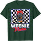Weenie Mama Funny Dachshund Lover Weiner Dog Gift Checkered T-Shirt - T-Shirt | Forest