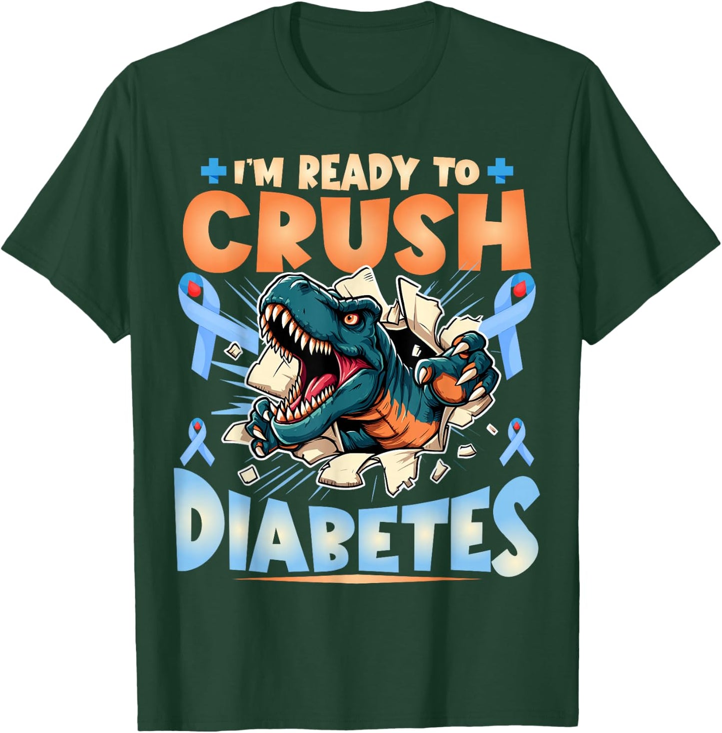 T1d Diabetic Kids Toddler Diabetes Awareness Insulin T-Shirt - T-Shirt | Forest