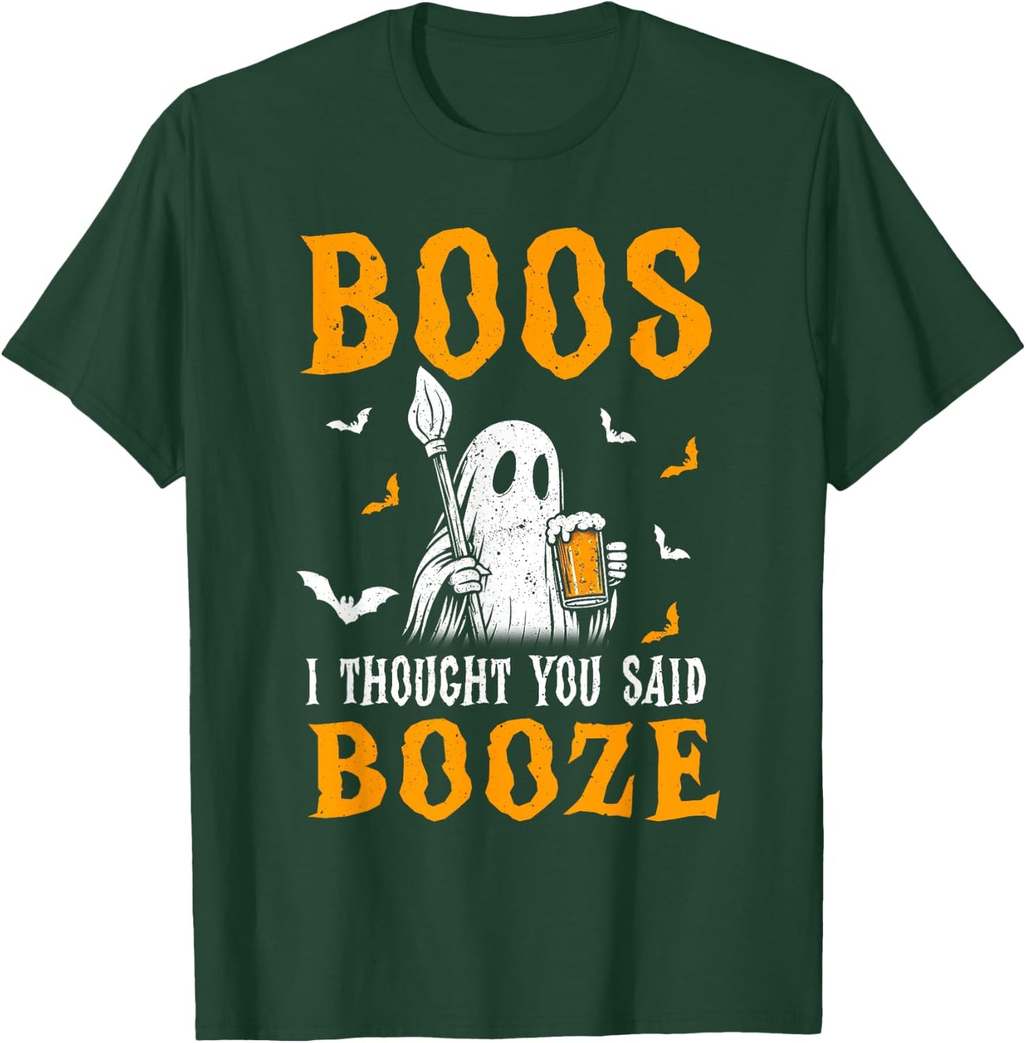 Drinking Halloween Booze Ghost Beer T-Shirt - T-Shirt | Forest